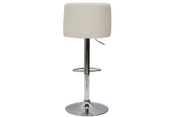 Miliboo Tabouret De Bar-Tabourets de bar design réglables blancs (lot de 2) MONTI