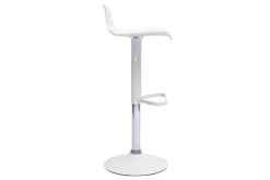 Miliboo Tabouret De Bar-Tabourets de bar design réglables blancs 360° (lot de 2) KRONOS