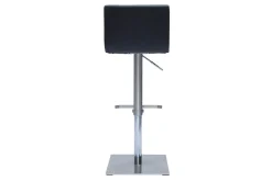 Miliboo Tabouret De Bar-Tabourets de bar design réglables noir et inox brossé (lot de 2) SHEINA