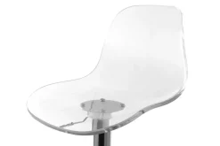 Miliboo Tabouret De Bar-Tabourets de bar design réglables transparents (lot de 2) GALILEO