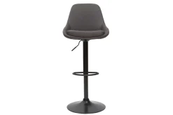 Miliboo Tabouret De Bar-Tabourets de bar design réglables gris foncé (lot de 2) HOLO