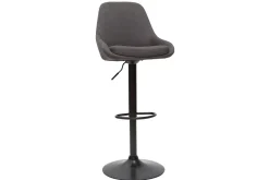Miliboo Tabouret De Bar-Tabourets de bar design réglables gris foncé (lot de 2) HOLO