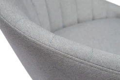 Miliboo Tabouret De Bar-Tabourets de bar design tissu gris clair 65 cm (lot de 2) SHERU