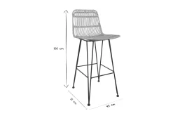 Miliboo Tabouret De Bar-Tabourets de bar en rotin (lot de 2) MALACCA