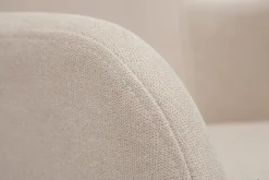 Miliboo Tabouret De Bar-Tabourets de bar en tissu effet velours beige H65 cm (lot de 2) AMIKA