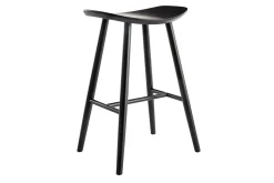 Miliboo Tabouret De Bar-Tabourets de bar noirs H65 cm (lot de 2) DEMORY