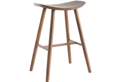 Miliboo Tabouret De Bar-Tabourets de bar noyer H65 cm (lot de 2) DEMORY