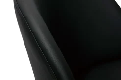 Miliboo Tabouret De Bar-Tabourets de bar réglables polyuréthane noir et métal noir (lot de 2) CELESTE