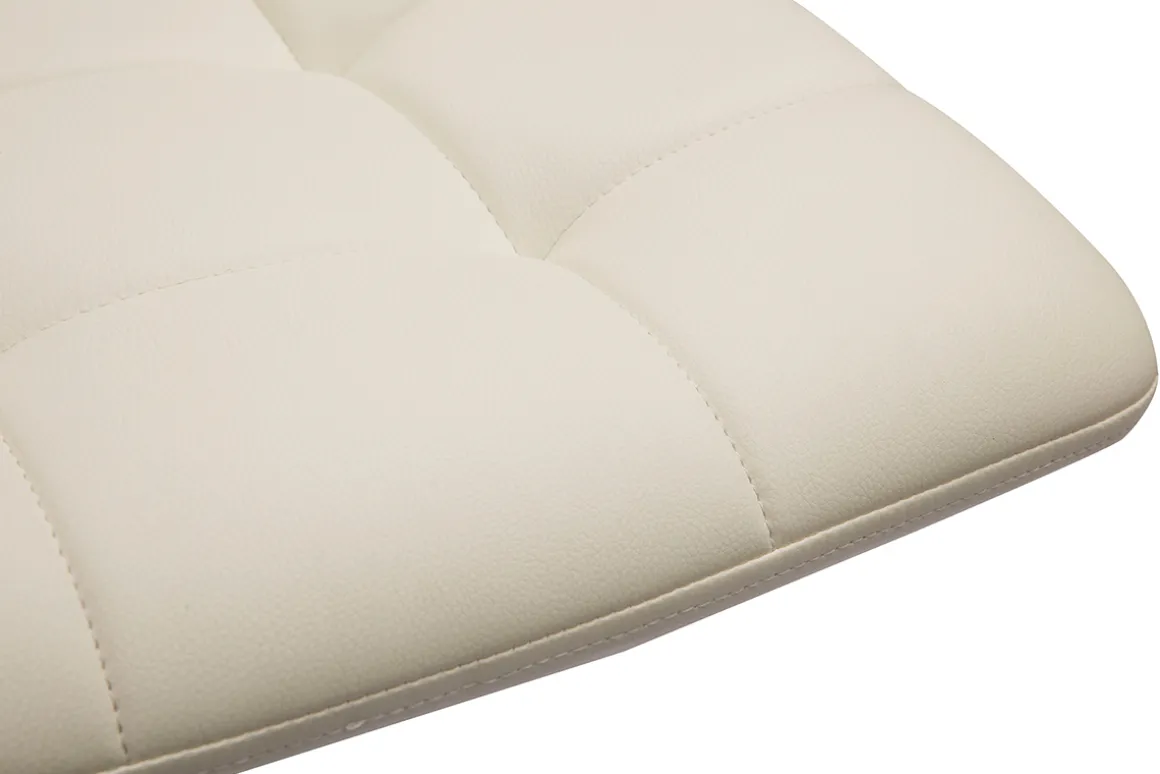 Miliboo Tabouret De Bar-Tabourets de bar réglables design blancs (lot de 2) MAXWELL