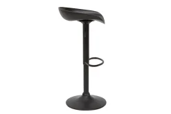 Miliboo Tabouret De Bar-Tabourets de bar réglables design noirs H65 cm (lot de 2) PEBBLE