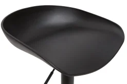 Miliboo Tabouret De Bar-Tabourets de bar réglables design noirs H65 cm (lot de 2) PEBBLE