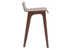 Miliboo Tabouret De Bar-Tabourets de bar scandinaves noyer H65 cm (lot de 2) BALTIK