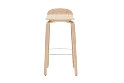 Miliboo Tabouret De Bar-Tabourets de bar scandinaves bois chêne H68 cm (lot de 2) OBRA