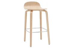 Miliboo Tabouret De Bar-Tabourets de bar scandinaves bois chêne H68 cm (lot de 2) OBRA