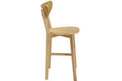 Miliboo Tabouret De Bar-Tabourets de bar scandinaves finition chêne H65 cm (lot de 2) LEENA
