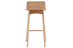 Miliboo Tabouret De Bar-Tabourets de bar scandinaves bois clair H65 cm (lot de 2) BALTIK