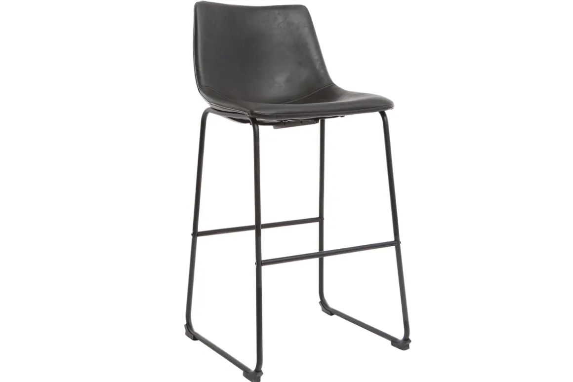 Miliboo Tabouret De Bar-Tabourets de bar vintage noirs 73 cm (lot de 2) NEW ROCK