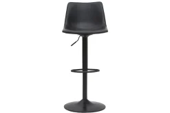 Miliboo Tabouret De Bar-Tabourets de bar vintage réglables pivotants noirs (lot de 2) NEW ROCK