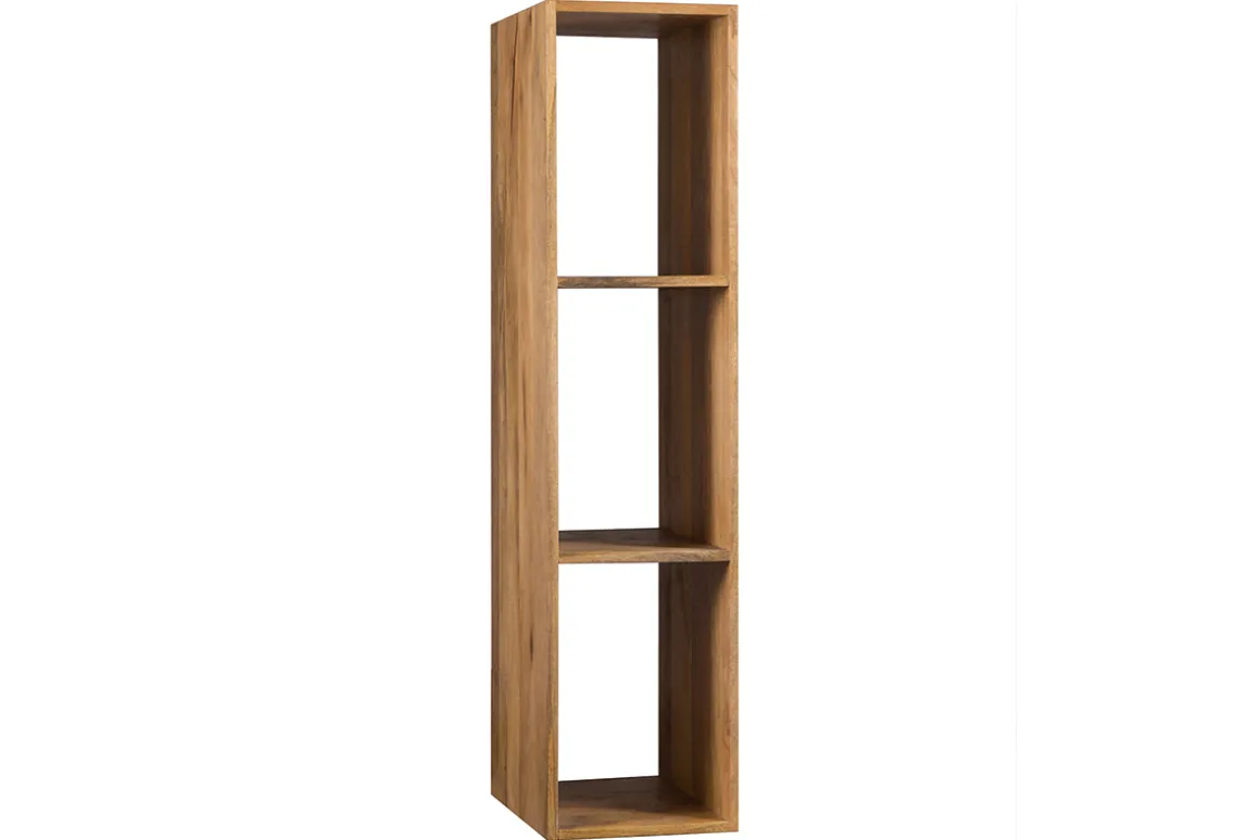 Miliboo Bibliothèque Et Étagère|Bibliothèque Et Étagère-Étagère murale industrielle en bois manguier massif L28 cm YPSTER