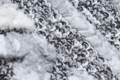 Miliboo Tapis-Tapis berbere avec motifs en relief blanc et gris 160 x 230 cm ERGA