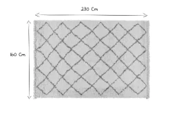 Miliboo Tapis-Tapis berbere écru 160 x 230 cm ZELIA