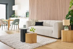 Miliboo Tapis-Tapis recyclé à poils longs coloris ivoire 160 x 230 cm AIMEE