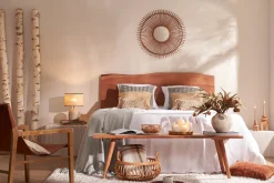 Miliboo Tête De Lit-Tête de lit à poser en bois massif L160 cm BOHEMIAN