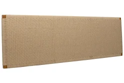 Miliboo Tête De Lit-Tête de lit à suspendre en bois teck massif et corde de papier tressée L165 cm FLAKA