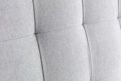 Miliboo Tête De Lit-Tête de lit capitonnée en tissu gris L140 cm HALCIONA