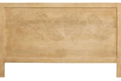 Miliboo Tête De Lit-Tête de lit en bois manguier massif gravé L165 cm VIBES