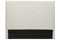 Miliboo Tête De Lit-Tête de lit en tissu effet velours beige L160 cm AVAH