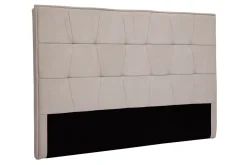 Miliboo Tête De Lit-Tête de lit en tissu effet velours beige naturel L170 cm SUKA