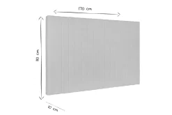 Miliboo Tête De Lit-Tête de lit en tissu velours bleu foncé L170 cm NEHA