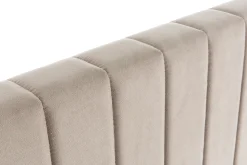 Miliboo Tête De Lit-Tête de lit en tissu velours taupe L170 cm NEHA