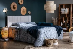 Miliboo Tête De Lit-Tête de lit en tissu velours taupe L170 cm NEHA