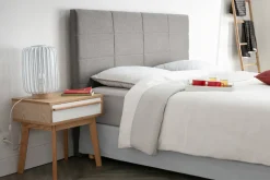 Miliboo Tête De Lit-Tête de lit moderne en tissu beige naturel L160 cm ANATOLE